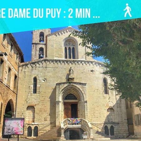 Parking Prive - Vue Mer - Wifi - Centre Historique Grasse Kültér fotó